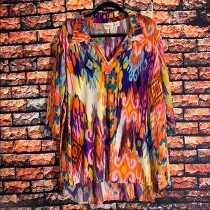 Attitudes by Renee Hi/Lo Tunic 2XPetite EUC